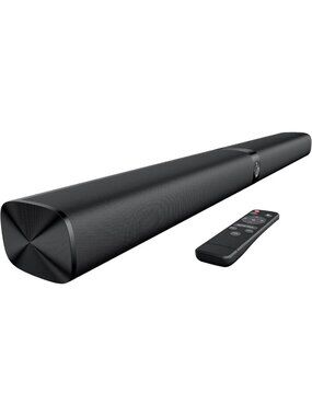 Bluetooth Sound Bar for Smart TV, Detachable 2-in-1 Design, Auto Volume Boost, 3